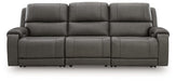 5Z - Pittson Power Sectional Reclining Sofa - Inland Furniture (San Bernardino, CA)