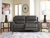 5Z - Pittson Power Reclining Sectional Loveseat - Inland Furniture (San Bernardino, CA)