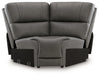 5Z - Pittson Power Reclining Sectional - Inland Furniture (San Bernardino, CA)