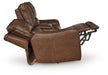 DeepWakes Power Reclining Loveseat with Console - Inland Furniture (San Bernardino, CA)