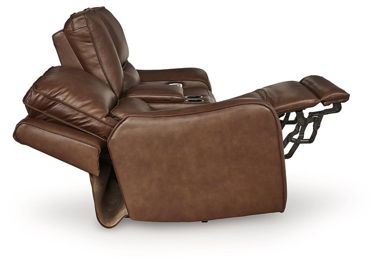 DeepWakes Power Reclining Loveseat with Console - Inland Furniture (San Bernardino, CA)