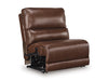 DeepWakes Reclining Sectional with Storage Console - Inland Furniture (San Bernardino, CA)