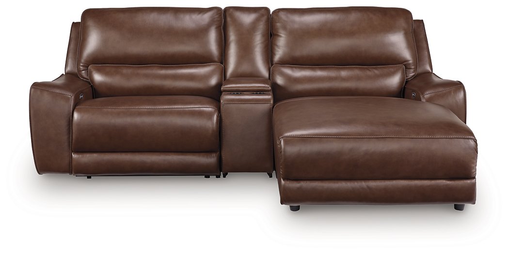DeepWakes Power Reclining Sectional with Chaise - Inland Furniture (San Bernardino, CA)