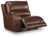 DeepWakes Reclining Sectional with Storage Console - Inland Furniture (San Bernardino, CA)
