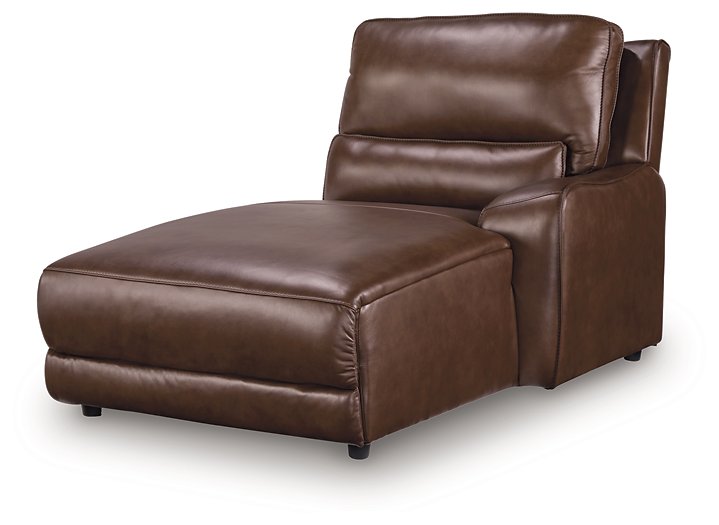 DeepWakes Power Reclining Sectional with Chaise - Inland Furniture (San Bernardino, CA)