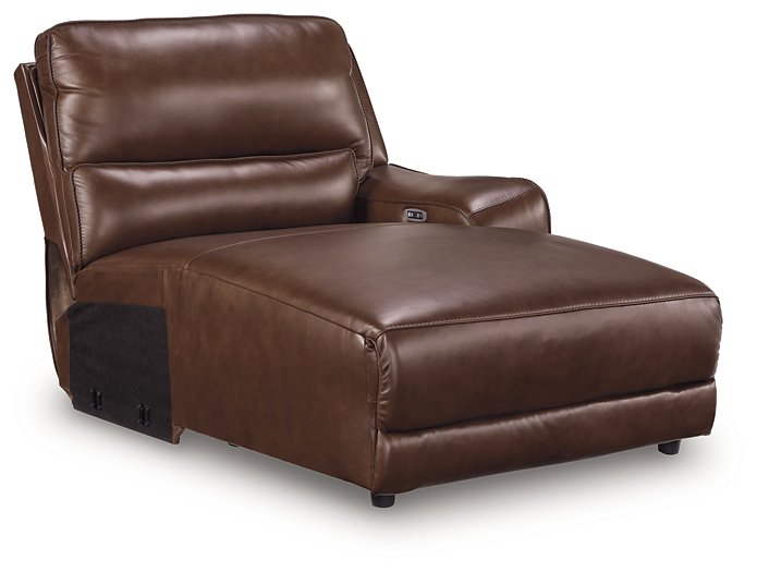 DeepWakes Power Reclining Sectional with Chaise - Inland Furniture (San Bernardino, CA)