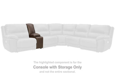 Dunleith Power Reclining Loveseat with Console - Inland Furniture (San Bernardino, CA)