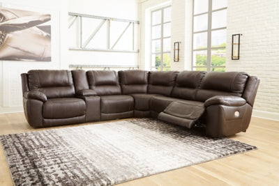 Dunleith Power Reclining Sectional - Inland Furniture (San Bernardino, CA)
