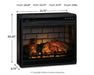 Wildenauer 76" TV Stand with Electric Fireplace - Inland Furniture (San Bernardino, CA)