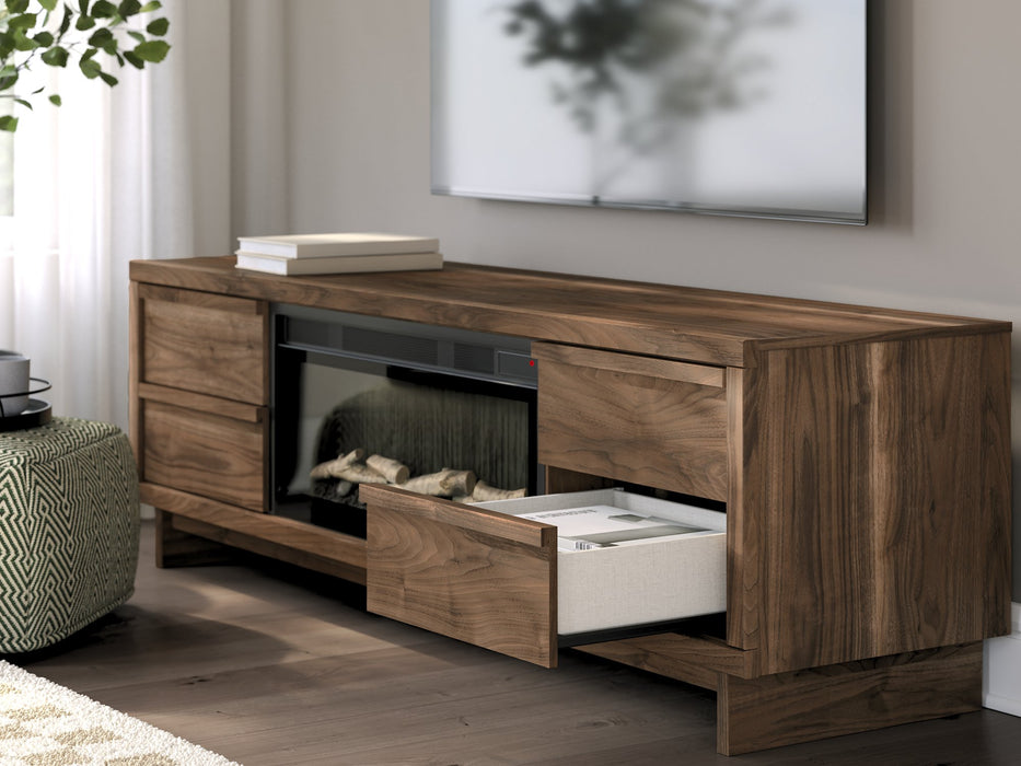 Zadilyn 72" TV Stand with Electric Fireplace - Inland Furniture (San Bernardino, CA)