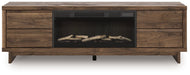 Zadilyn 72" TV Stand with Electric Fireplace - Inland Furniture (San Bernardino, CA)