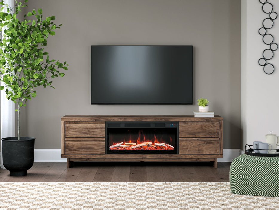 Zadilyn 72" TV Stand with Electric Fireplace - Inland Furniture (San Bernardino, CA)