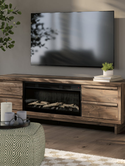 Zadilyn 72" TV Stand with Electric Fireplace - Inland Furniture (San Bernardino, CA)