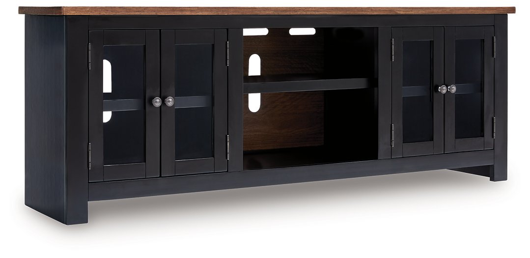 Wildenauer 76" TV Stand with Electric Fireplace - Inland Furniture (San Bernardino, CA)