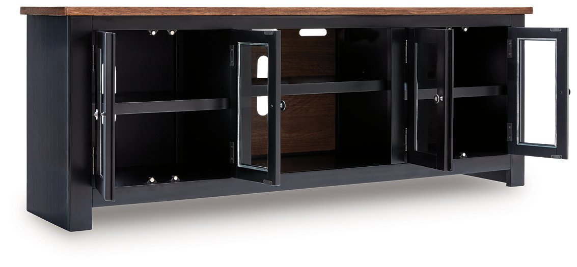 Wildenauer 76" TV Stand with Electric Fireplace - Inland Furniture (San Bernardino, CA)