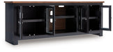 Wildenauer 76" TV Stand with Electric Fireplace - Inland Furniture (San Bernardino, CA)