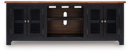 Wildenauer 76" TV Stand with Electric Fireplace - Inland Furniture (San Bernardino, CA)