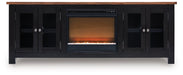 Wildenauer 76" TV Stand with Electric Fireplace - Inland Furniture (San Bernardino, CA)