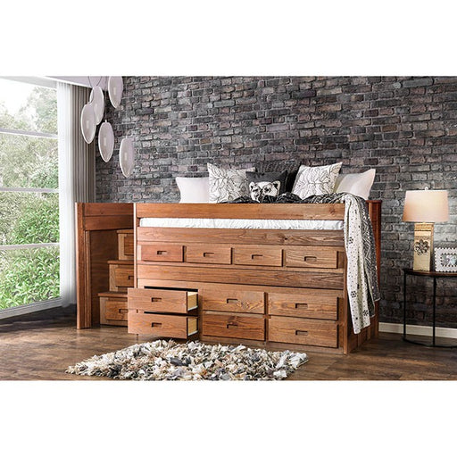 Cleo Twin Captain Bed - Inland Furniture (San Bernardino, CA)