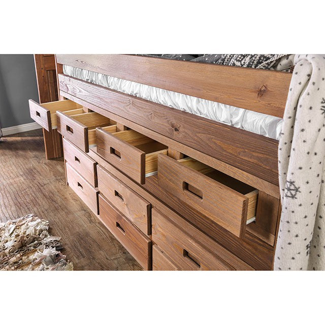 Cleo Twin Captain Bed - Inland Furniture (San Bernardino, CA)