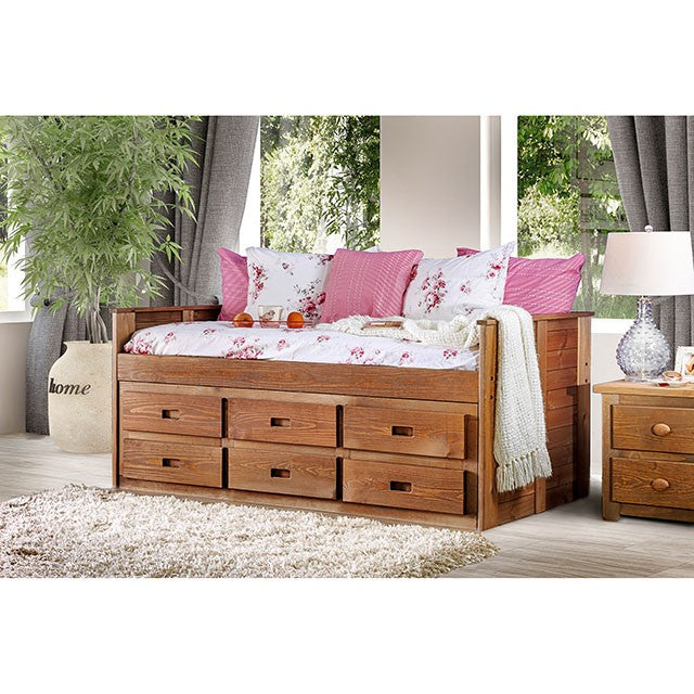 Lia Twin Captain Bed - Inland Furniture (San Bernardino, CA)