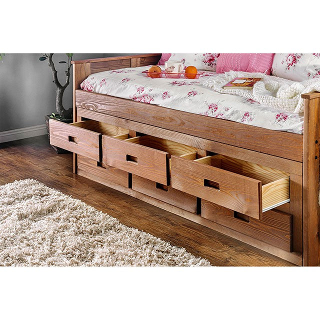 Lia Twin Captain Bed - Inland Furniture (San Bernardino, CA)