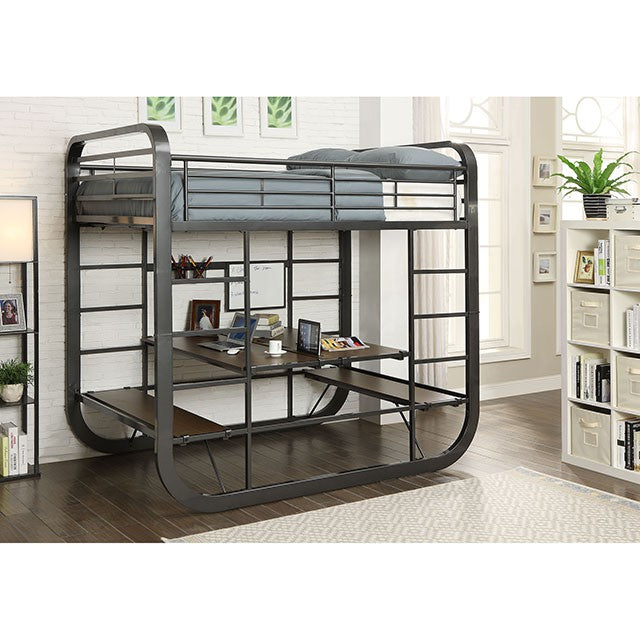 Olivet Full/ Full Bunk Bed - Inland Furniture (San Bernardino, CA)