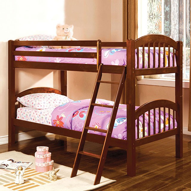 Coney Island Bunk Bed Chrome - Inland Furniture (San Bernardino, CA)