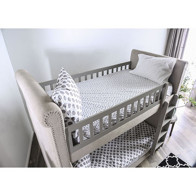 Sascha Twin/Twin Bunk Bed - Inland Furniture (San Bernardino, CA)