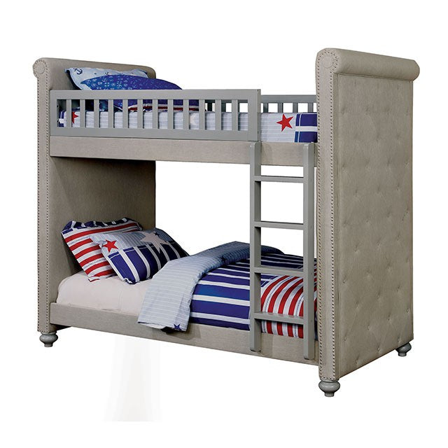 Sascha Twin/Twin Bunk Bed - Inland Furniture (San Bernardino, CA)
