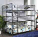 Olga I Antique Black Full/Full Bunk Bed - Inland Furniture (San Bernardino, CA)