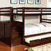 Pine Ridge Twin/Full Bunk Bed - Inland Furniture (San Bernardino, CA)