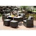 Nashira 6 Pc. Patio Dining Set - Inland Furniture (San Bernardino, CA)