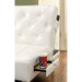 Farel Futon Sofa Red & White - Inland Furniture (San Bernardino, CA)