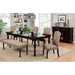HOLCROFT Antique Cherry/Beige Bench - Inland Furniture (San Bernardino, CA)