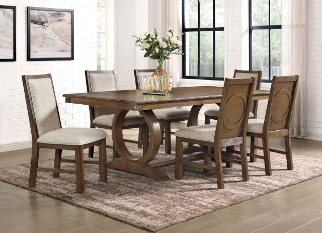 Monclova 7 Pc Dining Table Set - Inland Furniture (San Bernardino, CA)