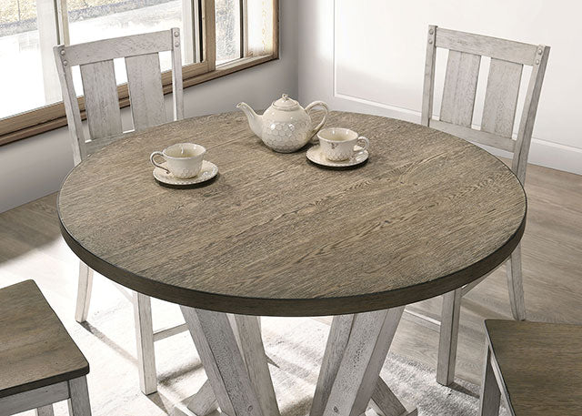 Dakota 5 Pc Counter Ht Table Set - Inland Furniture (San Bernardino, CA)