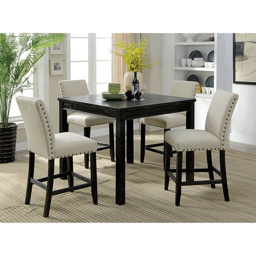Kristie 5 Pc. Counter Ht. Table Set - Inland Furniture (San Bernardino, CA)