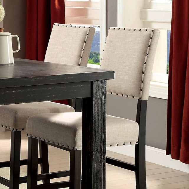 Sania 7 Pc Counter Ht Table Set - Inland Furniture (San Bernardino, CA)