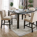 Sania 5 Pc Counter Ht Table Set Rustic - Inland Furniture (San Bernardino, CA)