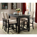 Sania 5 Pc Counter Ht Table Set - Inland Furniture (San Bernardino, CA)