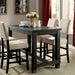 Sania 5 Piece Counter Ht Table Set - Inland Furniture (San Bernardino, CA)