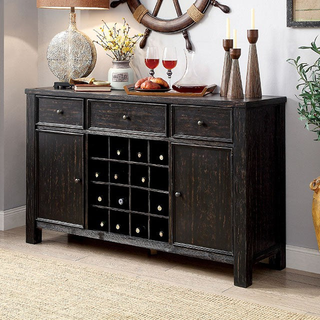 Sania 5 Pc Counter Ht Table Set Rustic - Inland Furniture (San Bernardino, CA)