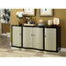 Ornette Espresso/Champagne Dining Table - Inland Furniture (San Bernardino, CA)