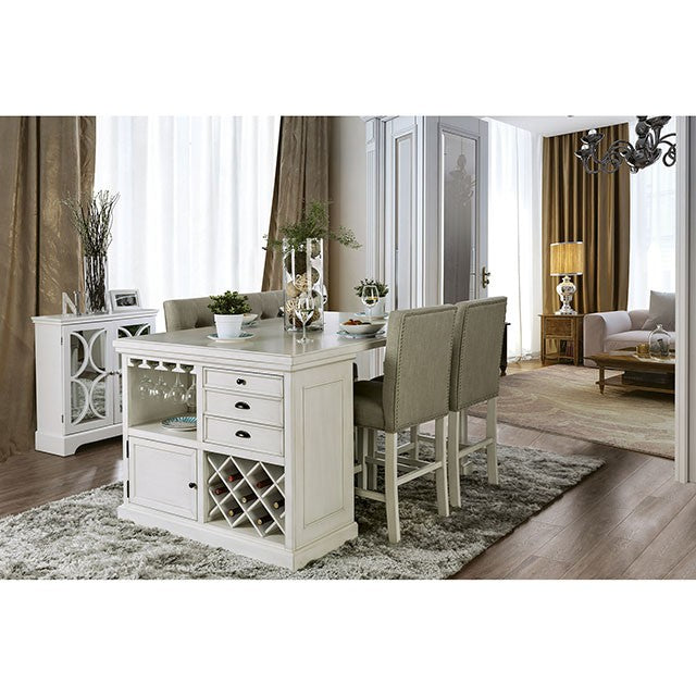 Sutton 5 Pc Dining Table Set - Inland Furniture (San Bernardino, CA)
