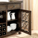 PAULINA Rustic Walnut Server - Inland Furniture (San Bernardino, CA)