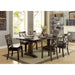 PAULINA Rustic Walnut Dining Table - Inland Furniture (San Bernardino, CA)