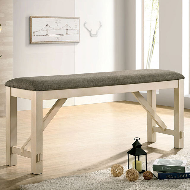Jamestown Counter Ht. Bench - Inland Furniture (San Bernardino, CA)
