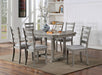 Laquila Dining Table Set Bench - Inland Furniture (San Bernardino, CA)
