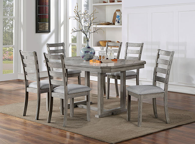 Laquila Dining Table Set Bench - Inland Furniture (San Bernardino, CA)